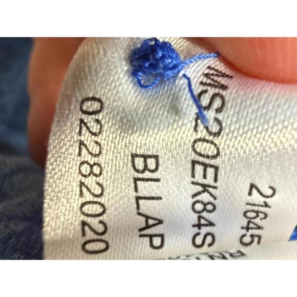 Peter Millar Crown Sport Coral Jacquard Knit Golf Polo Shirt Blue Medium - Picture 8 of 8